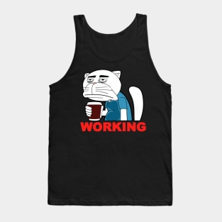 Working (meme) Tank Top